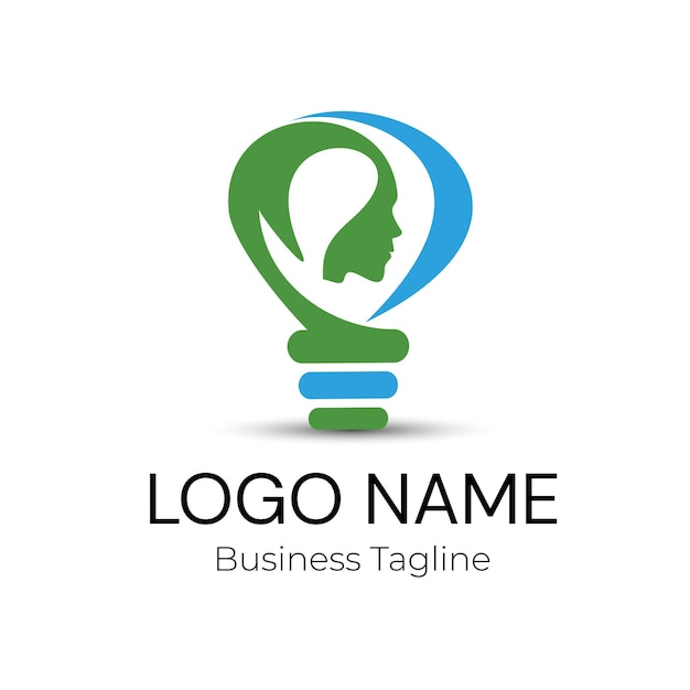 Templata de diseño de negocios de la idea de logotipo de la empresa