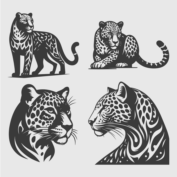 Templata de diseño vectorial de fondo del logotipo de Lion