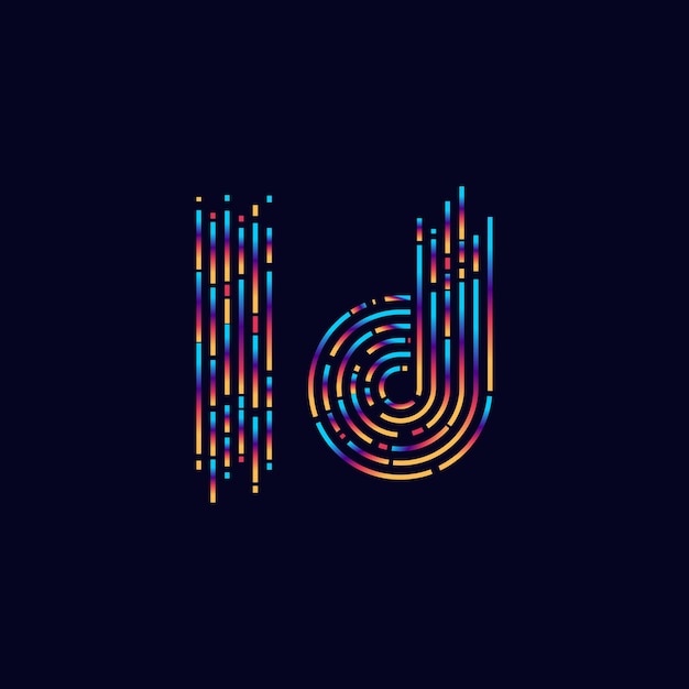Templata de diseño vectorial de símbolos de íconos de logotipo de identidad