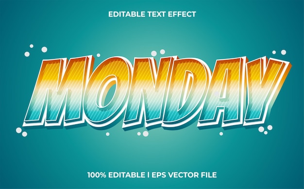 Templata de efecto de texto editable en 3D con uso de estilo 3D para logotipo y marca comercial