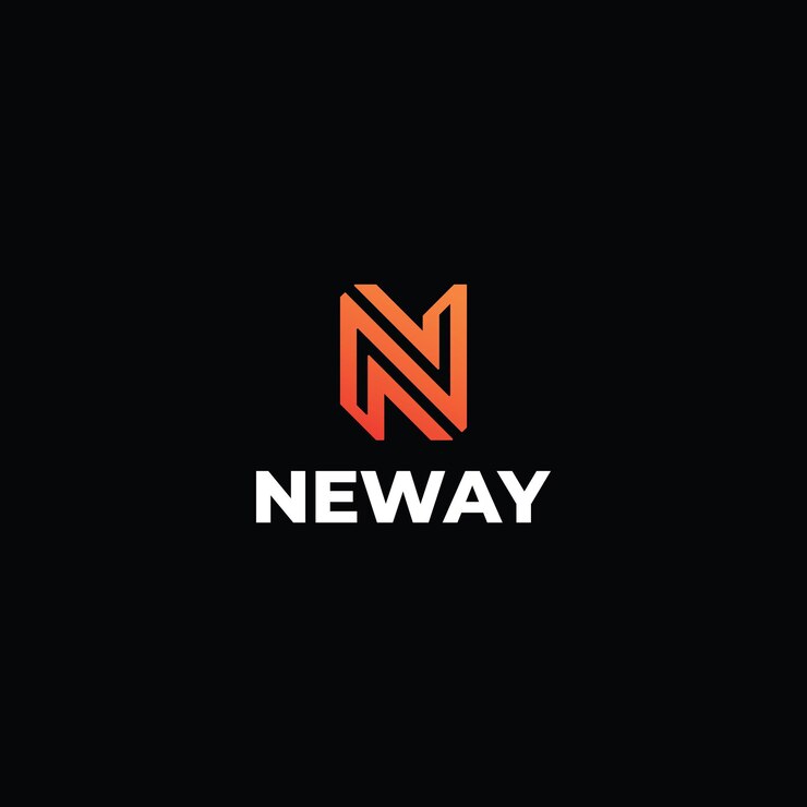 Templata de logotipo editable de la letra inicial N del vector creativo