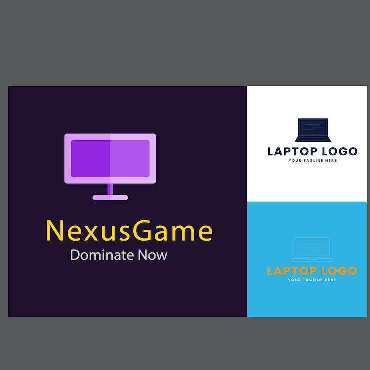 Vector templata de logotipo de tecnología informática diseño de logotipo vectorial de desarrollo de software