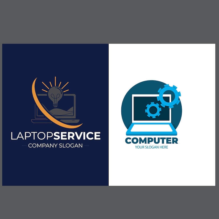 Vector templata de logotipo de tecnología informática diseño de logotipo vectorial de desarrollo de software