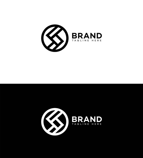 Templata de símbolo de signo de identidad de la letra SO del logotipo del sistema operativo