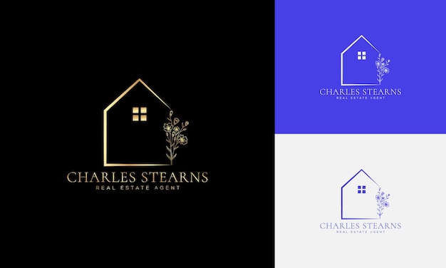 Templata vectorial de diseño de logotipo de propiedad