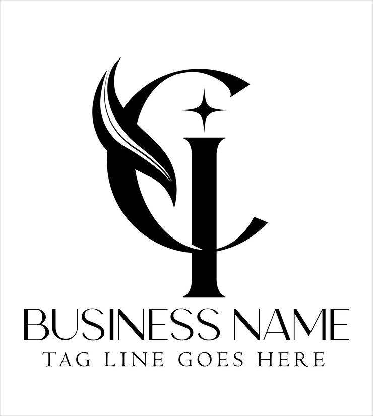 Vector templatas de diseño de logotipos vectoriales creativos, modernos y elegantes para negocios de lujo