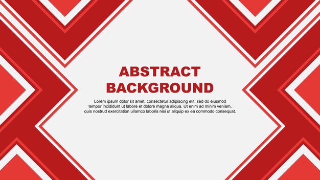 Template de diseño de fondo rojo abstracto Estampa de fondo de estandarte abstracto Ilustración vectorial vectorial roja