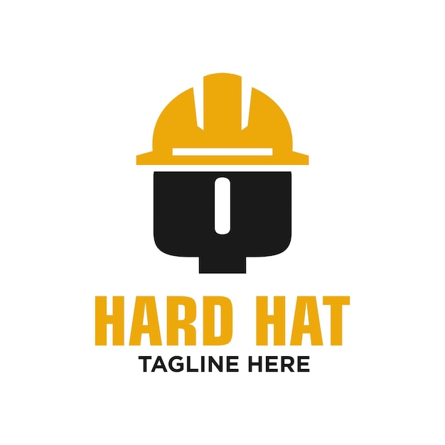 Template de diseño de logotipo de la letra Q Hard Hat Ilustración vectorial de inspiración