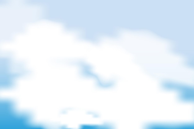 Templo de diseño de ilustración de íconos vectoriales de fondo de nubes