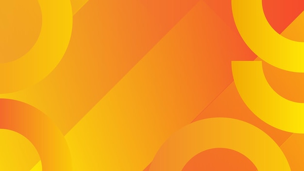 Templo de diseño de papel tapiz de fondo abstracto con formas de color amarillo y naranja