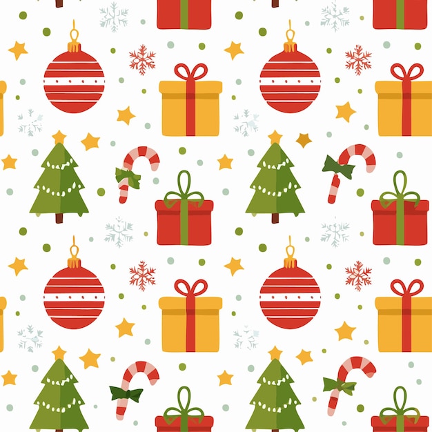 Temporada festiva de invierno vacaciones Feliz Navidad Patrón papel de envoltura Saludo de Navidad Diseño de fondo