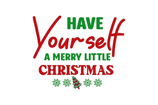 Ten una feliz pequeña Navidad