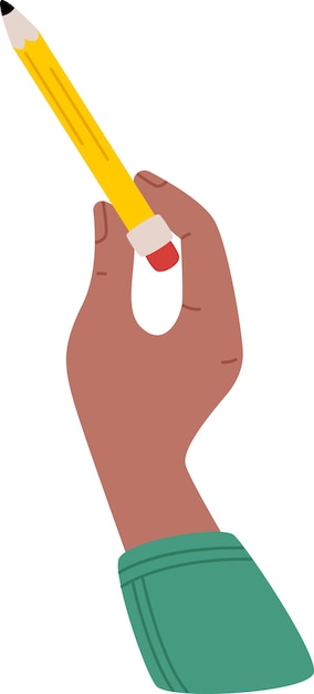 Tener el lápiz en la mano