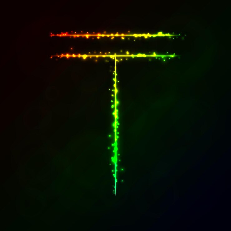 Vector tenge silueta de luces