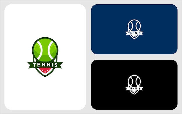 tenis icono logotipo diseño vector arte