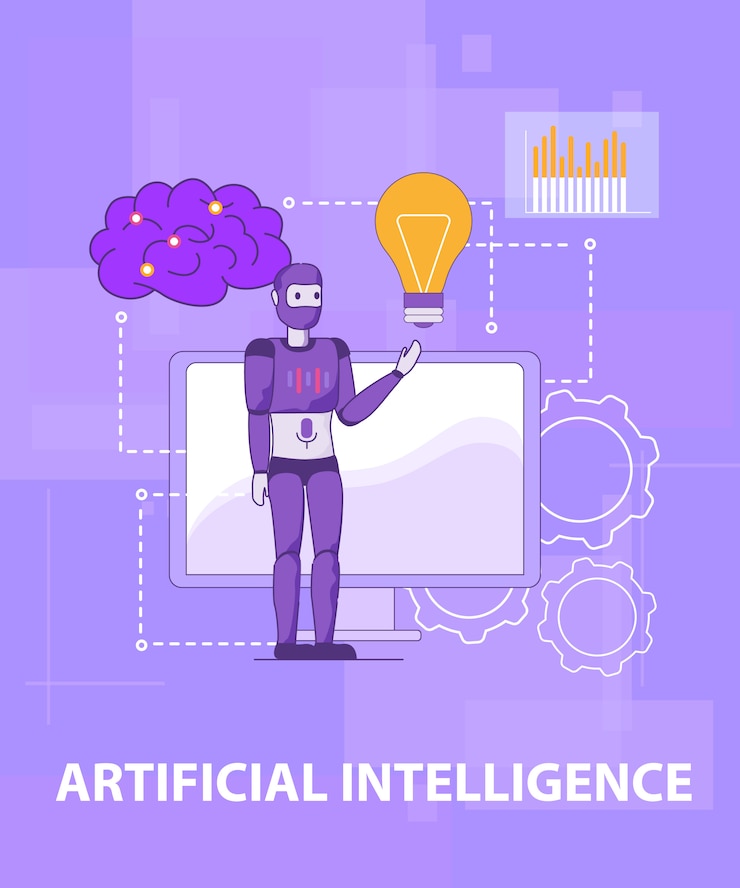 Vector test smart self learning inteligencia artificial