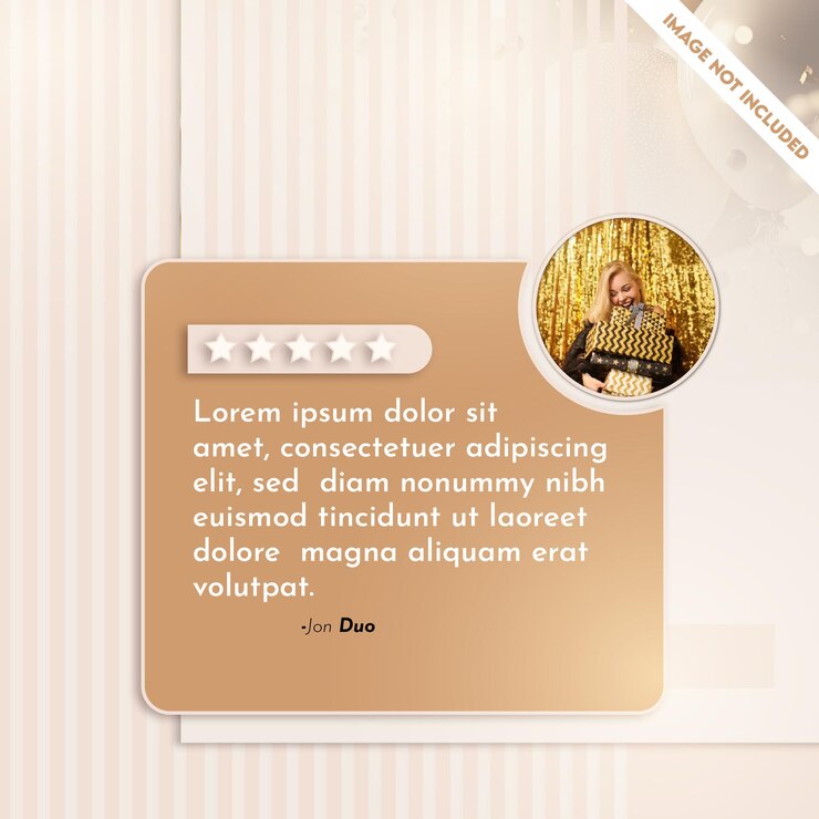 Testimonio de un cliente de lujo en Instagram y diseño de banners en redes sociales