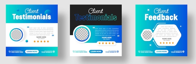 Testimonios de clientes o comentarios de clientes en las redes sociales