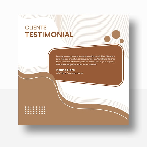 Testimonios de clientes o comentarios de clientes revisan publicaciones en redes sociales
