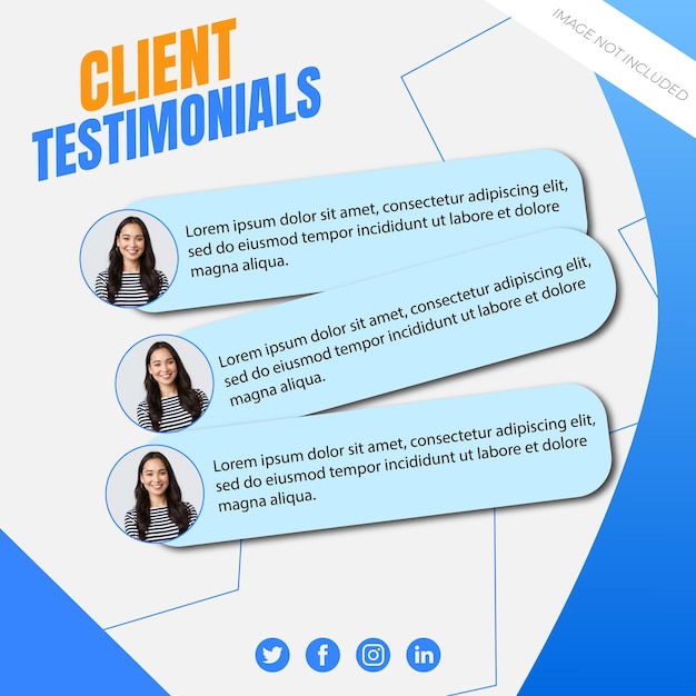 Testimonios de clientes o comentarios publicados en las redes sociales