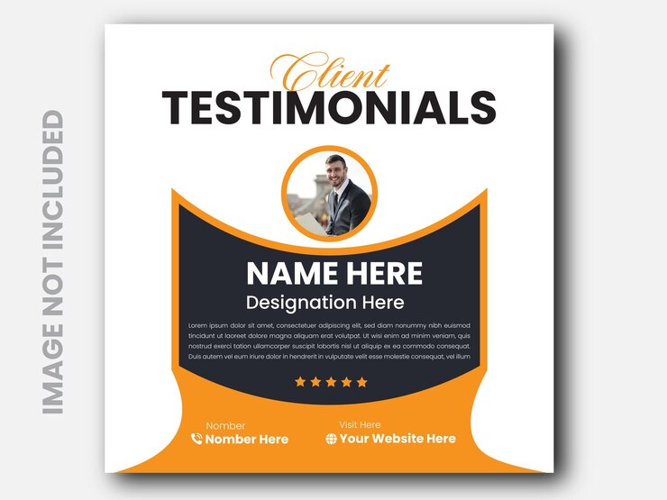 testimonios de los consumidores en formato vectorial