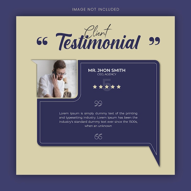 Testimonios de retroalimentación de los clientes diseño de publicaciones en redes sociales o revisión de clientes diseño de publicación en redes sociales