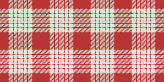 Textil de bodas a cuadros sin costura scrapbooking comprobar la textura de fondo tela de fibra vectorial patrón tartan en colores claros y rojos