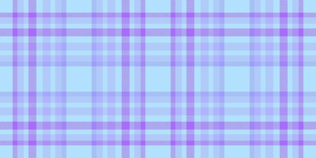 Textil de día de San Valentín sin costuras vectorial tela clásica comprobación de fondo Hounds patrón de textura a cuadros tartan en colores cian y azul