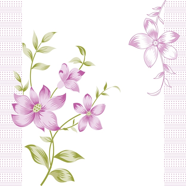 Vector textil diseño fondo textura hd flores aislado color decorativo espejos interior dibujar