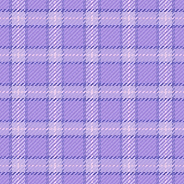 Textil de fondo sin costuras de los años setenta, tartan de ensueño, chequeo a cuadros, patrón de tela de textura comercial, vector en colores índigo y claros.