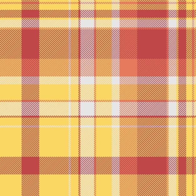 Textil de tartan de textura de fondo a cuadros sin costuras con un patrón de tela vectorial