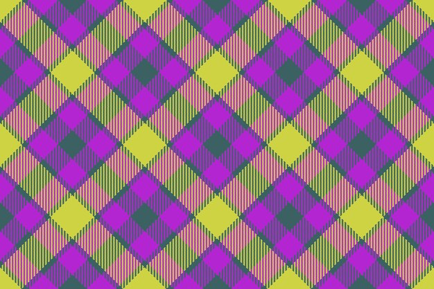 Textil de tela de fondo de tartán de textura escocesa con un control de patrón de vector transparente