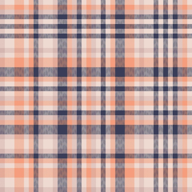 Textil vectorial sin costuras de fondo de tela a cuadros con un patrón de textura de tartán a cuadros en colores claros y azules