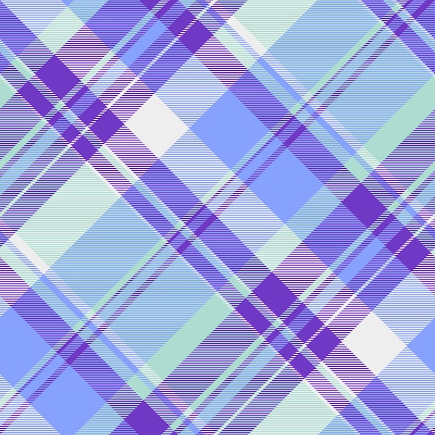 Textil vectorial de patrón de tartan a cuadros con un fondo de textura sin costuras de tela