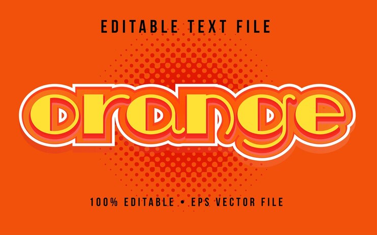 Vector texto 3d_editable