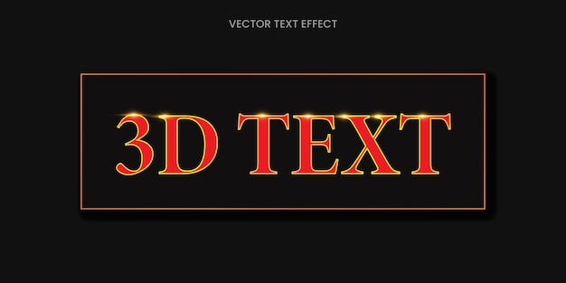 Texto 3D en rojo para el patrón
