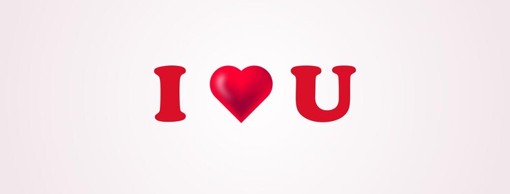Vector texto de amor con estilo para el día de san valentín con corazones vector gratuito