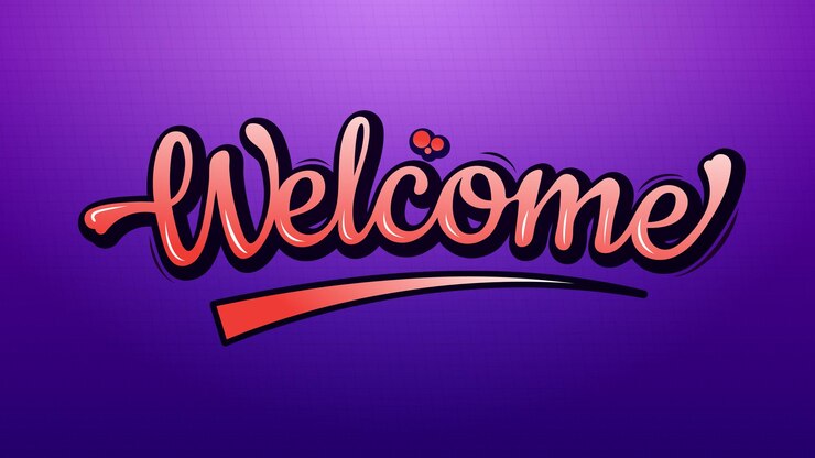 Texto de bienvenida cartel de bienvenida