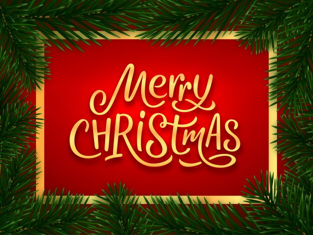 Texto de caligrafía de feliz navidad