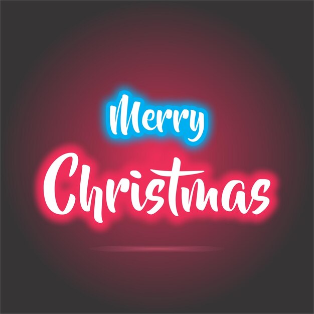 Texto de efecto de brillo de feliz Navidad