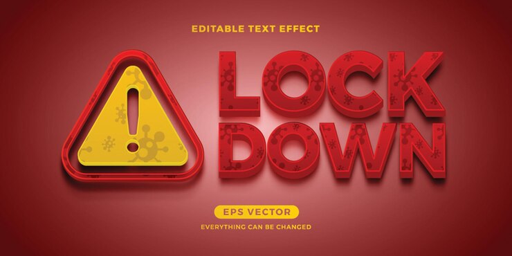 Vector texto con efecto de fuente editable