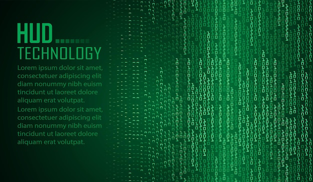 Texto de fondo del concepto de tecnología futura del circuito cibernético