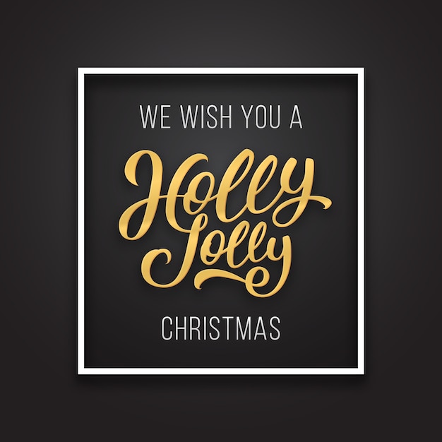 Texto de holly jolly christmas