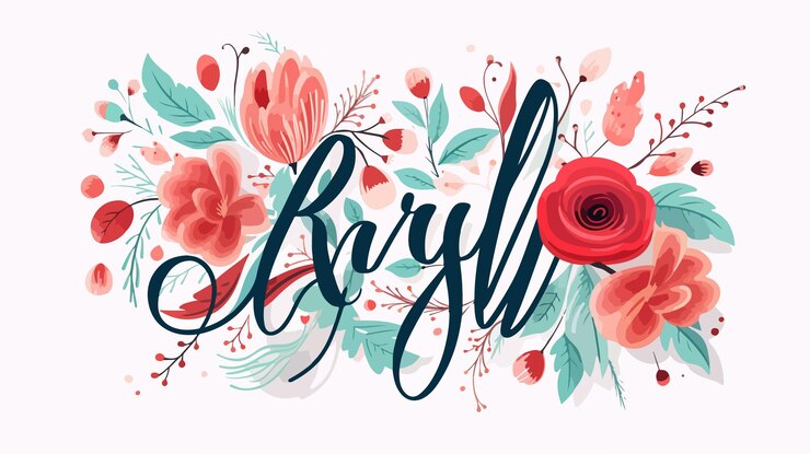 Vector texto manuscrito vectorial de caligrafía moderna y elegante