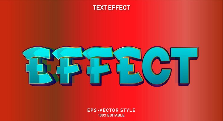 Vector texto silencioso con efecto de texto editable en la plantilla de estilo de fondo
