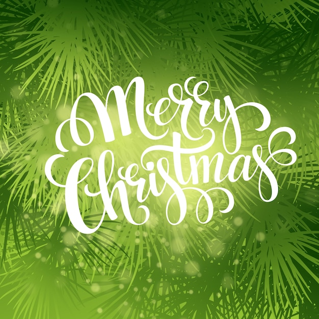Textura de abeto de Navidad con tarjeta de saludos.