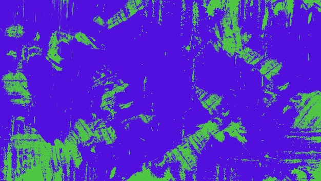 Textura abstracta del grunge del caos púrpura en fondo verde