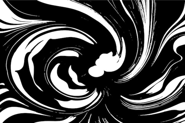 Textura abstracta negra monocromática en blanco para fondo texturizado y superposición