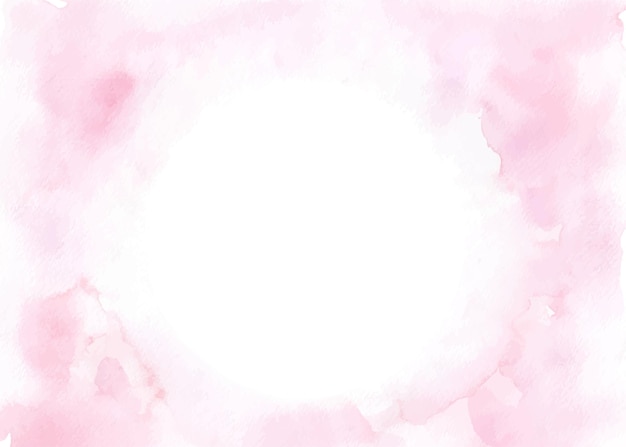 Vector textura de acuarela rosa abstracta para el fondo. vector artístico de manchas de acuarela pintadas a mano utilizado como elemento en el diseño decorativo de encabezado, póster, tarjeta, portada o pancarta.