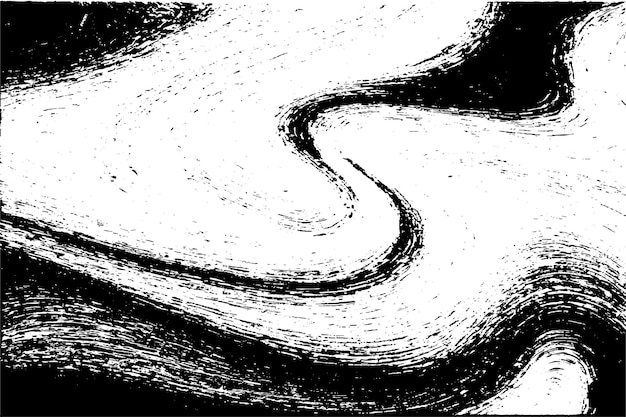 textura de arte abstracto grunge monocromático negro sobre un fondo blanco o textura gruesa y desgastada